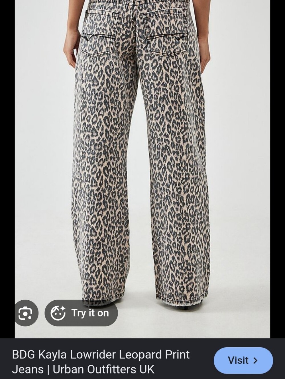 BDG Urban Outfitters Kayla Lowrider Leopard Pants - Picture 10 of 10